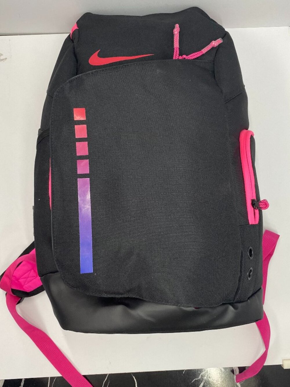 Nike Basketball Backpack Air Cushion Backpack(Pink back)